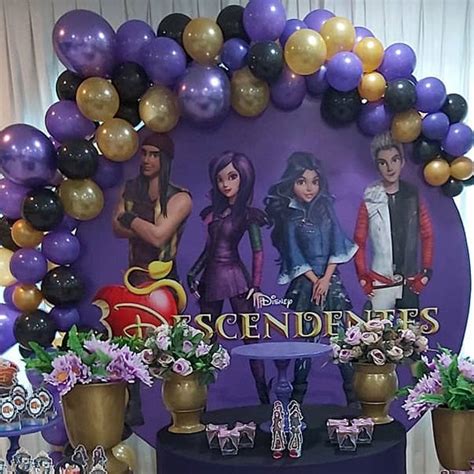 Festa Descendentes Disney Ideias De Decoração Dicas E Vídeos De Passo