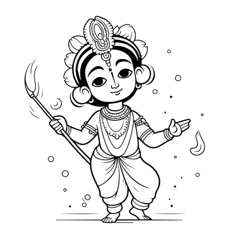 premium vector sketch hand drawn single  art coloring page