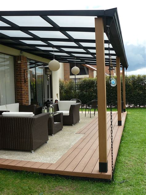 Pergolas Decoración De Patio Exterior Techo De Patio Diseño De Patio