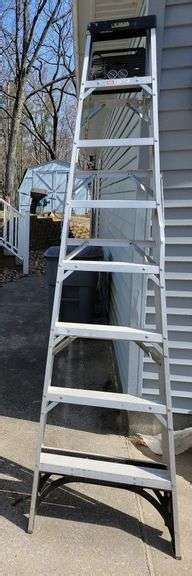 Gorilla 8 Ft Aluminum Step Ladder Sherwood Auctions