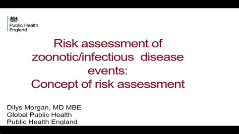 Presentation 1 Risk Assessment Of Zoonoticinfectious Disease Events