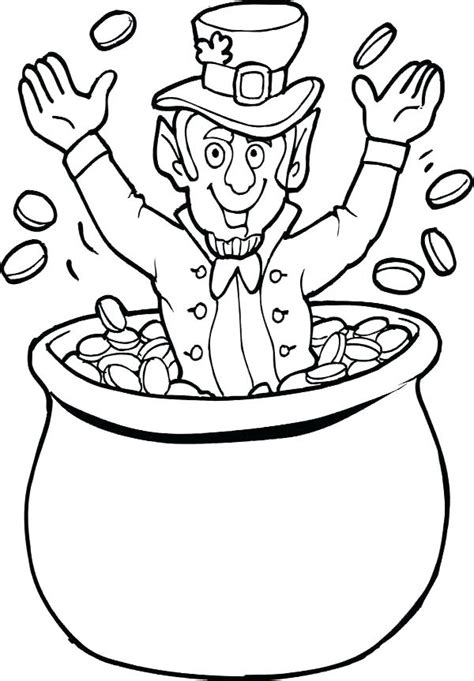 Leprechaun Coloring Pages Free At Free Printable