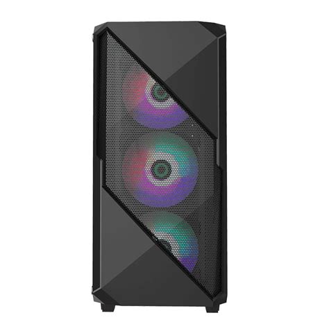 Gabinete Gamer Gamemax Revolt Rgb Mid Tower Vidro Temperado