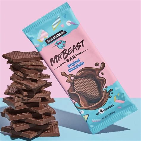 Chocolate Mr Beast Sabor Chocolate Original Exclusivo