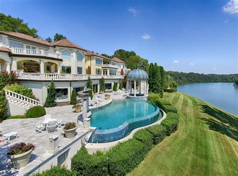 Villa Collina A 36000 Square Foot Waterfront Mega Mansion In