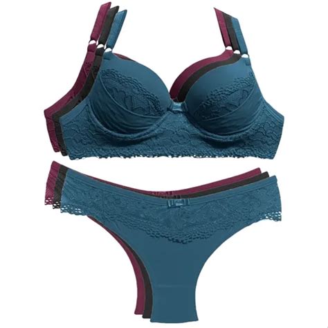 Kit Conjuntos Lingerie Calcinha Suti Bojo Moda Luxo Sexy Mercadolivre