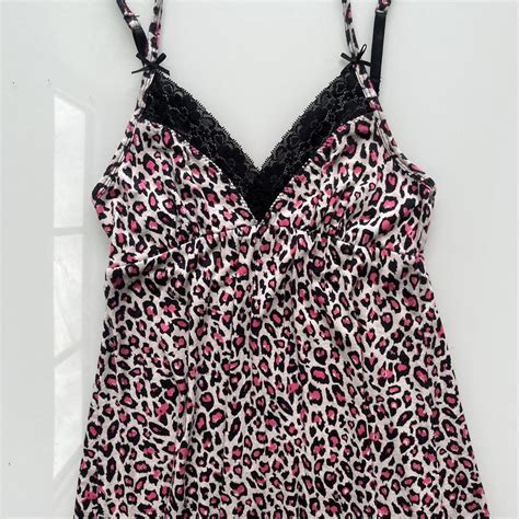 Cheetah Print Lingerie Dress Cheetahprintdress Depop
