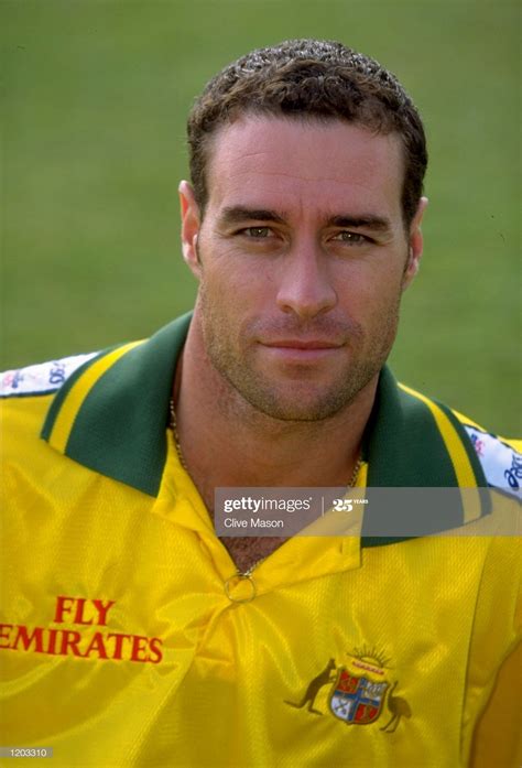 A portrait of Michael Bevan of Australian Cricket World Cup team