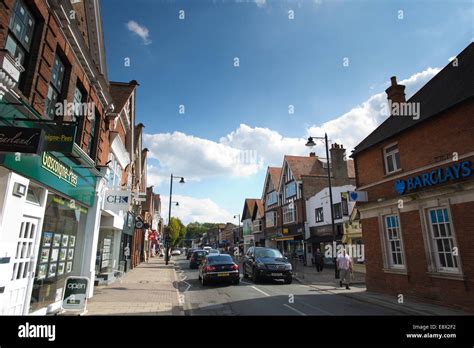 Cobham village, High Street, Surrey, England, UK Stock Photo - Alamy