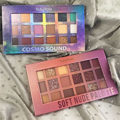 Paleta Soft Nude Feels E Cosmo Sound Ruby Rose Shopee Brasil