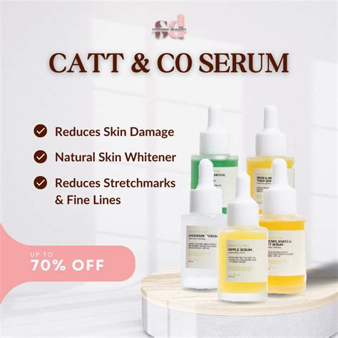 Catt Co Serum Nipple Serum Underarm Bikini Inner Thigh Butt Elbows Knees Scar