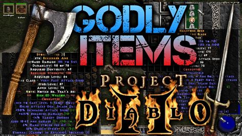 Project Diablo 2 Godly Crafted Items Youtube