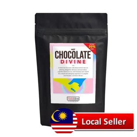 Local Ready Stock Millilitre Hot Chocolate Divine Cokelat Drink Grind Brew Caffeine G