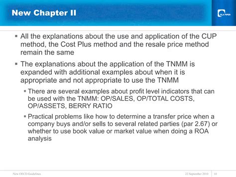 A Practical Summary Of The July 2017 Oecd Transfer Pricing Guidelines 12
