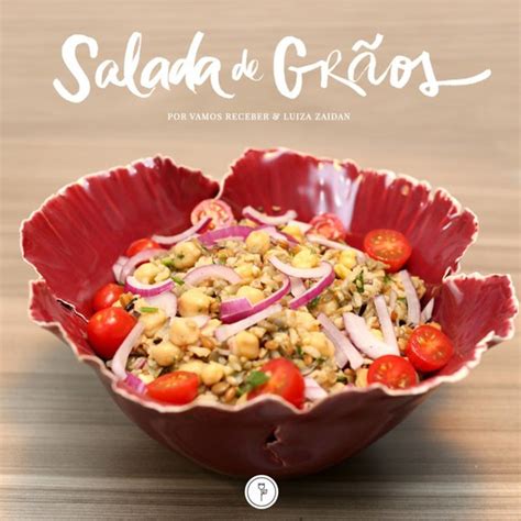 Deliciosa e saudável salada de grãos Casa Vogue Receita