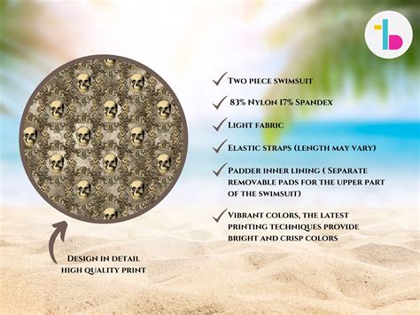 Skull Bikini Goth Bikini Goth Clothing Alt Clothing Etsy