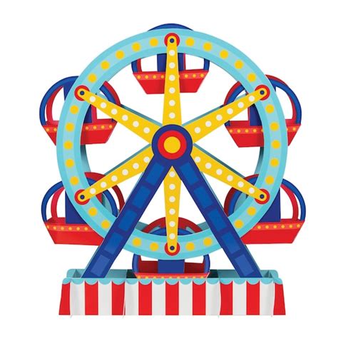 Carnival Ferris Wheel Centerpiece 1ct Carnival Birthday Etsy