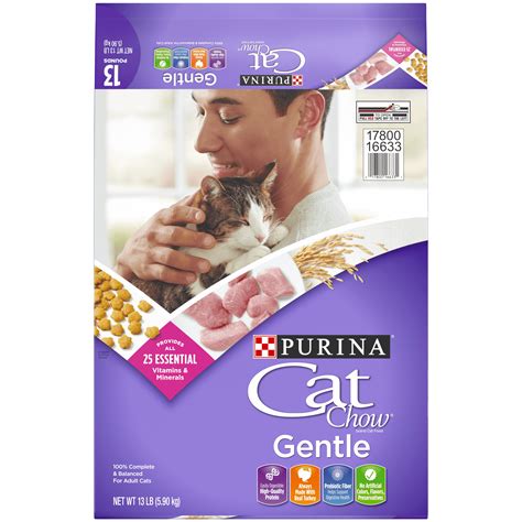 Purina Cat Chow Sensitive Stomach Dry Cat Food Gentle 13 lb. Bag | eBay