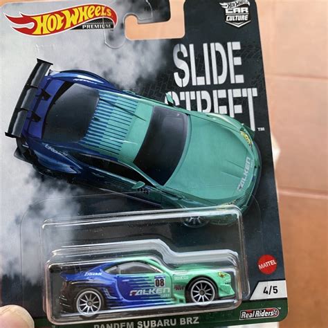 Jual Hot Wheels Premium Car Culture Slide Street Pandem Subaru BRZ Shopee Indonesia