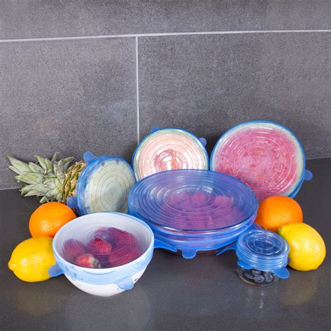 Silicone Stretch Lids Set Of 6 Kitchen Plus Home