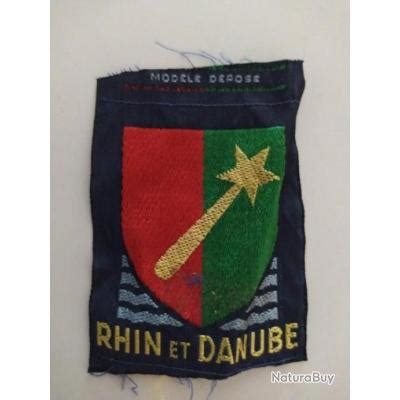 Première Armée Française Rhin et Danube Insigne en tissu Insignes