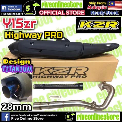 KZR Highway Pro Racing Ekzos Back Pressure VF3i185 Y15ZR PNP Dyno 28MM