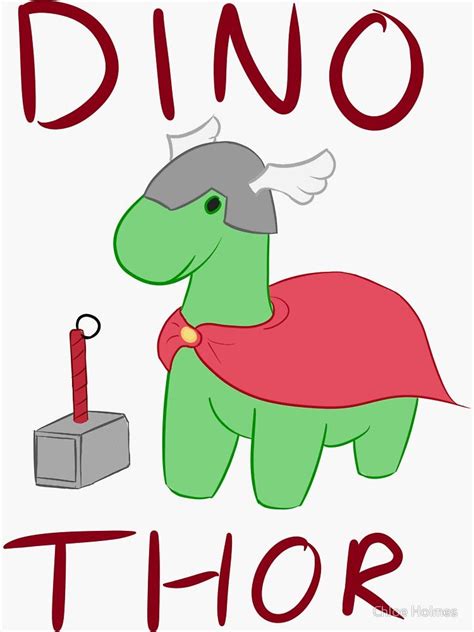 Dino Thor Sticker Thor Painted Rocks Diy Dinos