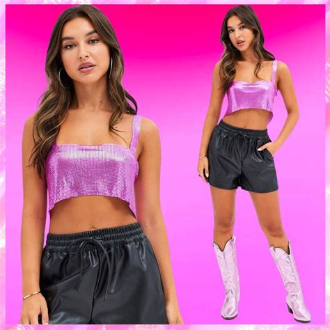 Chainmail Party Top Beach Babe Bikini