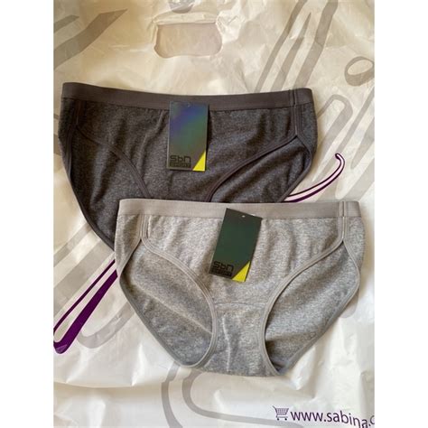 Sabina Panties Bikini Style Model SBN SPORT Code SUB1030 Light Gray And Dark Gray Shopee