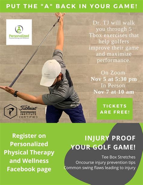 Injury Proof Your Golf Game Personalized Physical Therapy