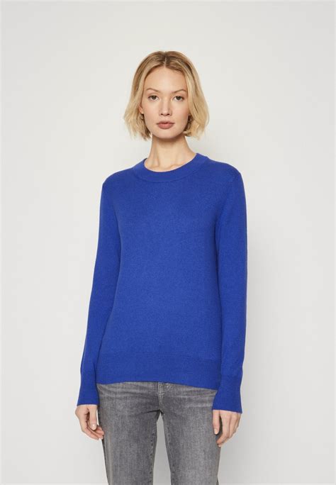 Gap Cash Soft Crew Pullover Mosaic Blue Bleu Marine Zalando Fr