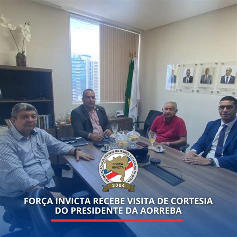 For A Invicta Recebe Visita De Cortesia Do Presidente Da Aorreba