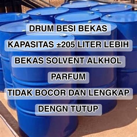 Jual Drum Besi Liter Tidak Bocor Drum Besi Liter Shopee