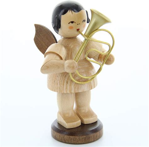 Amazon.com: German Christmas Angel with baritone - natural colors ...