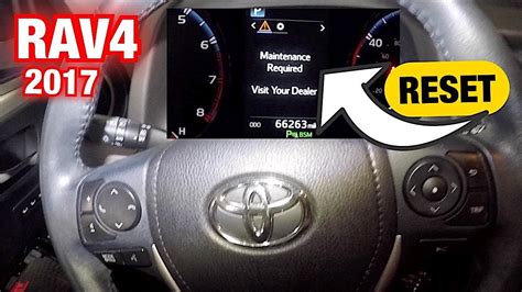 Toyota Rav4 Reset Maintenance Light Keyless