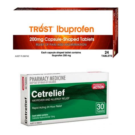 30x Cetrelief (Generic Zyrtec) Cetirizine Hydrochloride 10mg + 24x Ibu – Allied Pharmacy Group ...