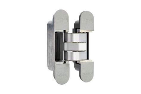 Дверная скрытая петля Cemom Moatti универсальная, 3D, 120x27 мм, 60 кг ...