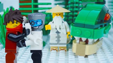 LEGO Ninjago STOP MOTION W Kai Zane The Dinosaur Shadow Prank