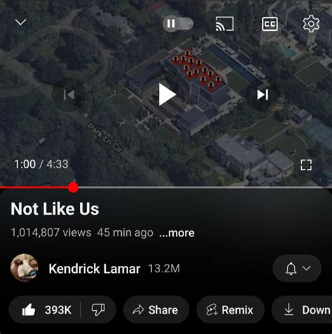 Broke A Million Views In Under 45min DOT FUCK EM UP R KendrickLamar