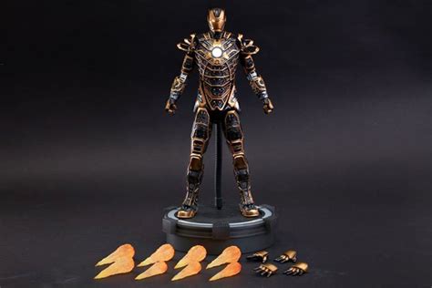 Hot Toys Iron Man Mark Xli Bones Boasts Magnetic Limbs Complete With Trailing Flames