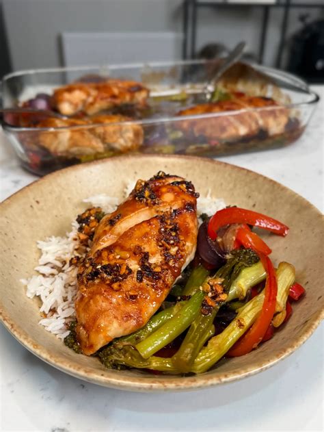 Sticky Miso Chicken Traybake - Chef Jon Watts