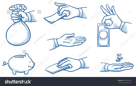 Hand Holding Money Sketch Photos and Images | Shutterstock