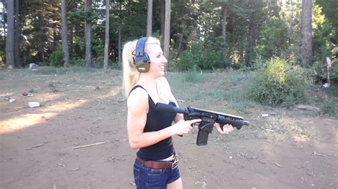 AR Pistol Vs Cutest Wifey Gets Hot Flash YouTube