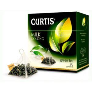 Чай Кёртис зеленый Молочный Улун 20пак*12шт(пирамидки)0800 TEABREEZE ...