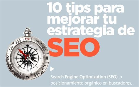 Los Consejos Para Mejorar Tus Estrategias Seo Infograf A