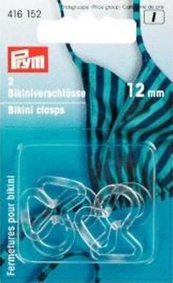 Bikini Fastening Sling Piece MM Clear Plastic Bikini Closure Prym EBay