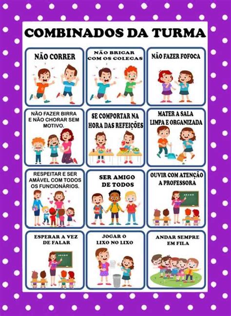 Regras De Convivência Na Sala De Aula Para Imprimir