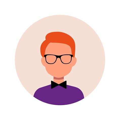 Avatar icon. Human. A person's badge. Vector. Social media profile