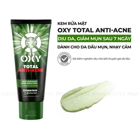 Kem Rửa Mặt Oxy Sạch Khuẩn Mụn, Kiểm Soát Nhờn 100g