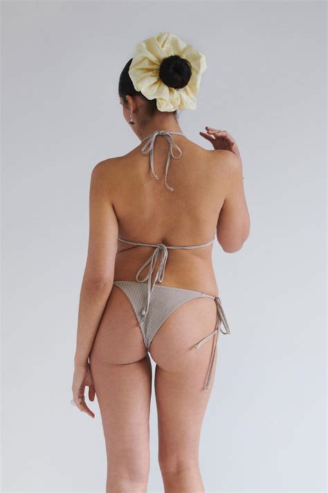 Frankies Bikinis X Sydney Sweeney Tia Triangle Bikini Top Florence Gingham Woman Bikinis